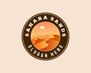 Desert Dune Landscape logo design