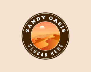 Desert Dune Landscape logo
