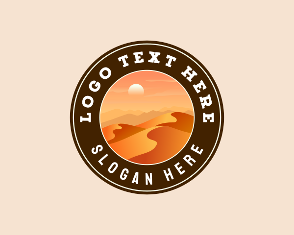 Desert logo example 4