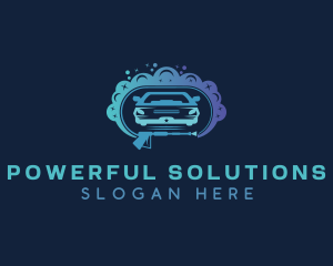 Car Pressure Washing  logo design