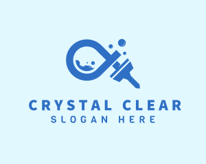 Cleaning Water Squeegee logo design