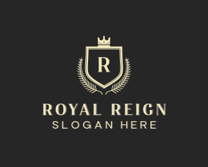 Royal Wreath Crown logo design