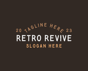 Simple Retro Company logo design