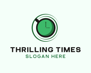 Green Tea Time Clock logo