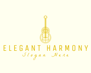 Ornate Elegant Guitar logo