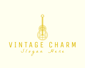 Ornate Elegant Guitar logo