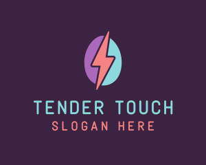 Thunder Egg Bolt logo design