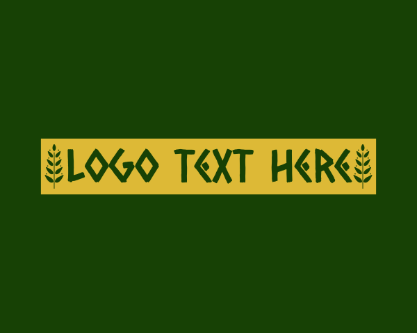 Leafy logo example 4