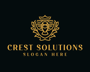 Royal Owl Crest logo design