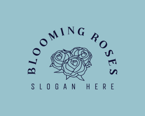 Floral Flower Rose logo design