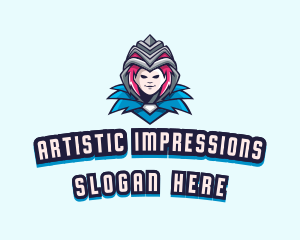 Alien Wizard Cosplay logo design