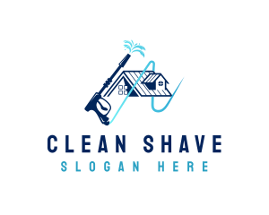 Pressure Washer Cleaning logo design