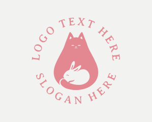 Pet Cat Rabbit logo