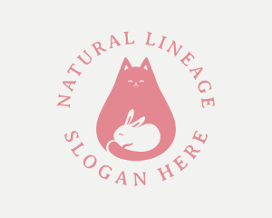 Pet Cat Rabbit logo