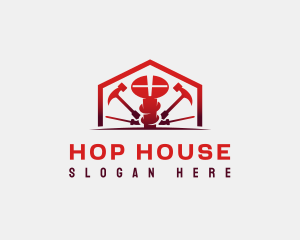 House Repair Tools logo design