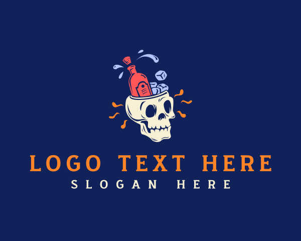 Skeleton logo example 4