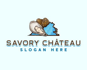 Virginia Oyster Farm logo design