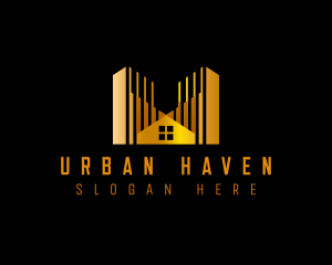 Urban Home Building logo design