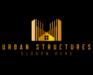 Urban Home Building logo design