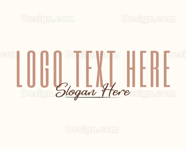 Styling Cursive Business Logo