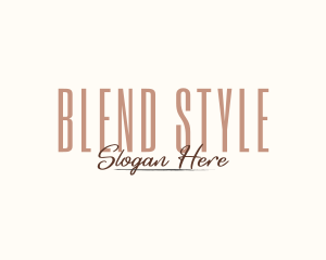 Styling Cursive Business logo design