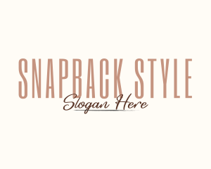 Styling Cursive Business logo design