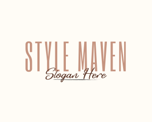 Styling Cursive Business logo design