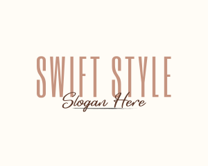 Styling Cursive Business logo design