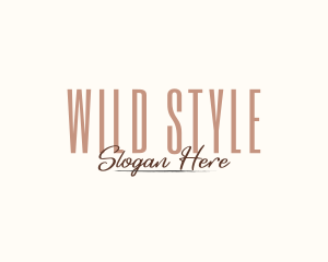 Styling Cursive Business logo design