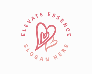 Heart Love Romance Logo