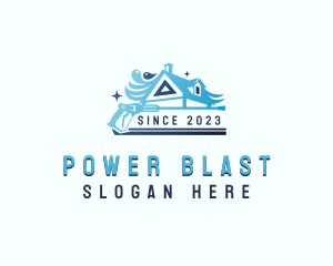 Power Washing Cleaning logo design