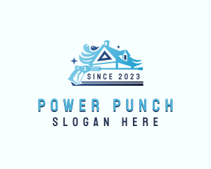 Power Washing Cleaning logo design