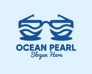 Ocean Wave Sunglasses  logo design