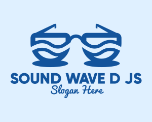 Ocean Wave Sunglasses  logo design