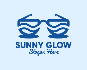 Ocean Wave Sunglasses  logo design