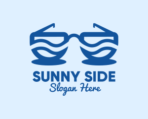 Ocean Wave Sunglasses  logo design