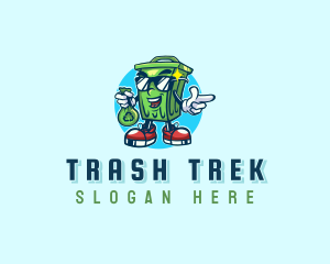 Recycling Garbage Bin logo