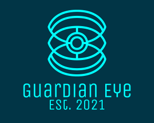 Technology Eye Security  logo design