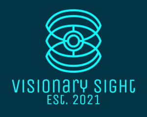 Technology Eye Security  logo design