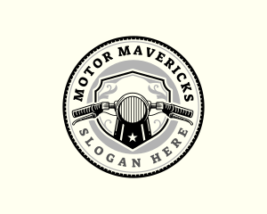 Motorcycle Rider Vehicle logo design