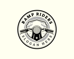 Motorcycle Rider Vehicle logo design