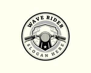 Motorcycle Rider Vehicle logo design