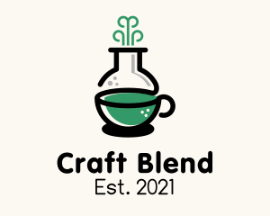Green Flask Tea Chemistry logo