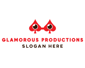 Red Spade Eye logo