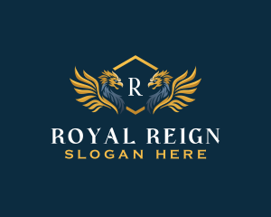 Royal Crest Griffin logo design