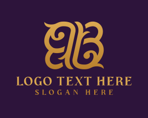 Decorative Luxury Letter BB Logo
