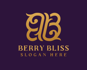 Decorative Luxury Letter BB logo design