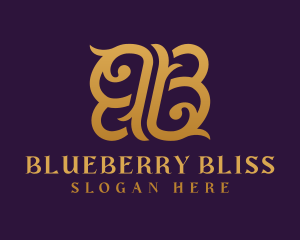 Decorative Luxury Letter BB logo design