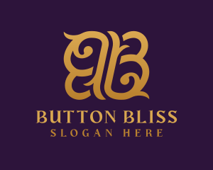 Decorative Luxury Letter BB logo design