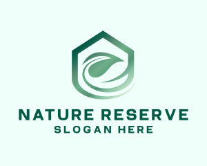 Nature Leaf Home logo design